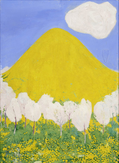 Cuno Amiet (1868 - 1961), De gele heuvel, 1903, Kunstmuseum Solothurn, Dübi-Müller-Stiftung. Foto ©Kunstmuseum Solothurn/David Aebi