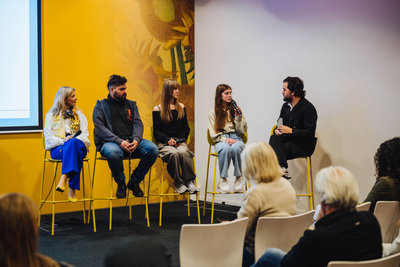 Panelgesprek tijdens de boekpresentatie van ‘Vincent van Gogh, zijn leven’ in het Van Gogh Museum. Foto: Jelle Draper