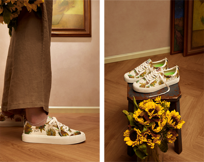 Sneakers uit de CARIUMA x Van Gogh Museum collectie