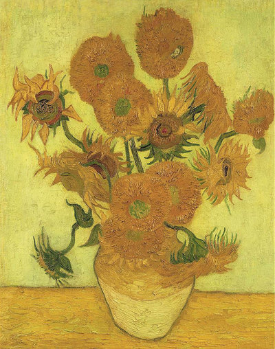 Vincent van Gogh, Zonnebloemen, 1889. Seiji Togo Memoral Sompo Japan Nipponkoa Museum of Art, Tokio. 