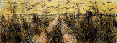 Anselm Kiefer, Die Krähen (De kraaien), 2019. Collectie van de kunstenaar. © Anselm Kiefer. Fotograaf: Georges Poncet 