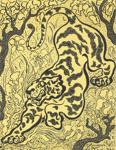 Paul Elie Ranson, Tijger in de jungle (Tigre dans les jungles), 1893, Van Gogh Museum, Amsterdam (Vincent van Gogh Stichting)