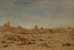 Théodore Rousseau, Het bos van Fontainebleau: Gorges d'Apremont, ca. 1848, Van Gogh Museum Amsterdam