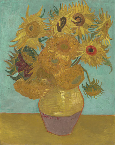 Vincent van Gogh, Zonnebloemen, 1889. Philadelphia Museum of Art, The Mr. and Mrs. Carroll S. Tyson, Jr., Collection, 1963