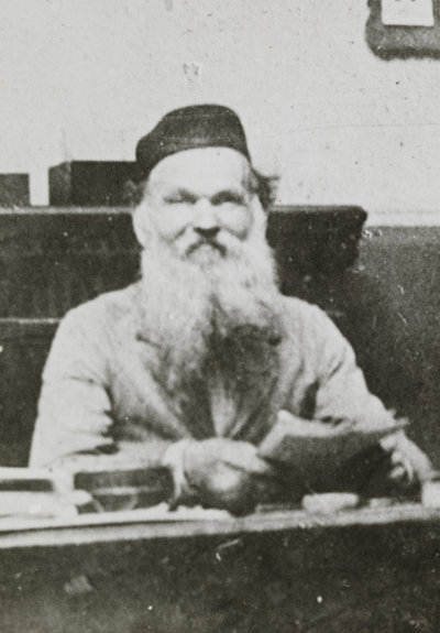 Archive photo of Joseh Roulin at the age of 60 or 61, c. 1902