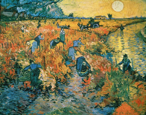 Vincent van Gogh, The Red Vineyard, 1888. Pushkin Museum of Fine Arts, Moscow