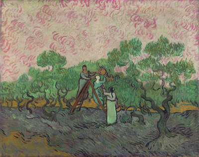 Vincent van Gogh, Olijvenpluksters, 1889. Metropolitan Museum of Art, New York​