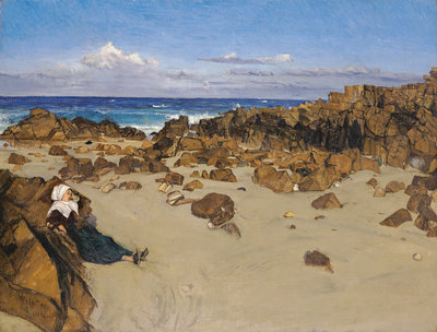 James McNeill Whistler, De kust van Bretagne 1861, olie op doek, 87,3 × 115,6 cm, Wadsworth Atheneum, Hartford, CT, ter nagedachtenis aan William Arnold Healy, geschonken door zijn dochter, Susie Healy Camp