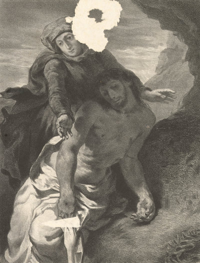Célestin François Nanteuil, Pietà (after Delacroix), 1854, Van Gogh Museum, Amsterdam (Vincent van Gogh Stichting)