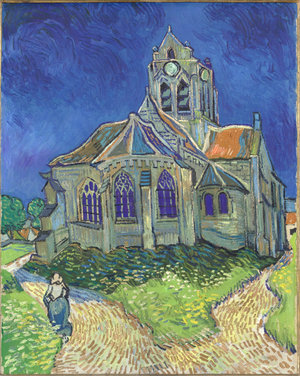 Vincent van Gogh, De kerk van Auvers-sur-Oise, 1890, Musée d’Orsay, Dist. RMN-Grand Palais / Patrice Schmidt