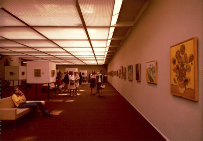 Interieur Van Gogh Museum, 1973. Foto: Jan en Fridtjof Versnel 