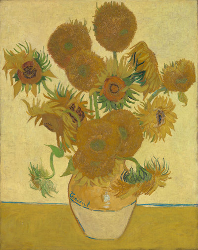 Vincent van Gogh, Zonnebloemen, 1888, National Gallery, Londen