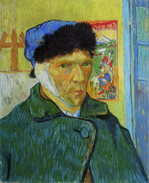 Vincent van Gogh, Self-Portrait with Bandaged Ear, 1889. Collection: The Samuel Courtauld Trust