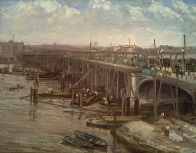 James McNeill Whistler, Het einde van de oude Westminster Bridge 1862, olie op doek, 61 × 78,1 cm, Museum of Fine Arts, Boston, A. Shuman-collectie – Abraham Shuman-fonds